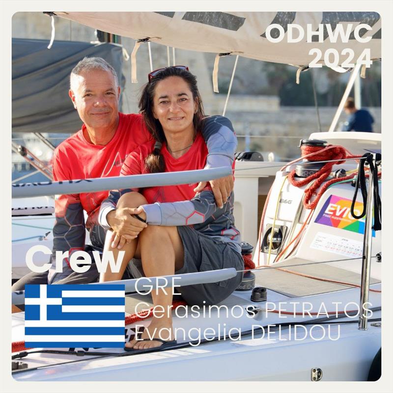 World Sailing Offshore Double Handed World Championship: Greece -  Gerasimos Petratos & Evi Delidou photo copyright ODHWC 2024 taken at  and featuring the Sun Fast 30 class