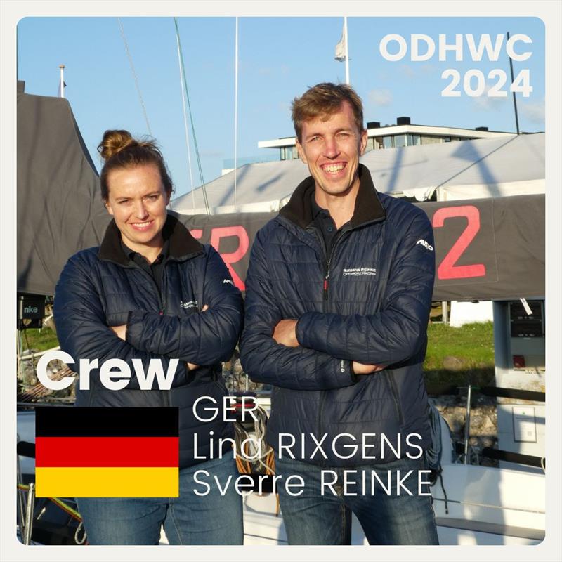 World Sailing Offshore Double Handed World Championship: Germany -  Lina Rixgens & Sverre Reinke photo copyright ODHWC 2024 taken at  and featuring the Sun Fast 30 class