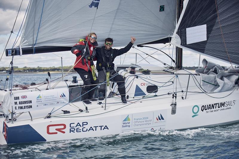  Adamson & Finlayson 2024 Double-Handed Offshore World Champions photo copyright Anne Beaugé / LGL taken at Royal Ocean Racing Club and featuring the Sun Fast 30 class