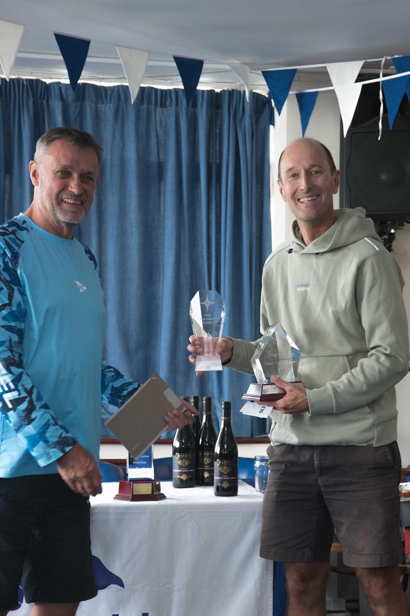 Cliff Milliner collects his awards after winning the Craftinsure 2025 Supernova Inlands Championsip at Blithfield Sailing Club - photo © Nick Woodhead