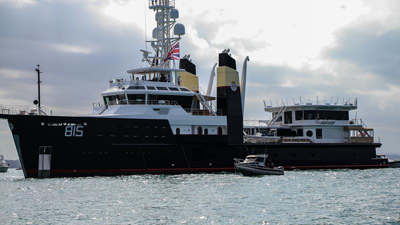 Sherpa the 243ft expedition yacht owned by Sir Jim Ratcliffe - INEOS Team UK, was one of the few superyachts allowed into New Zealand - photo © Richard Gladwell/Sail-World.com / nz