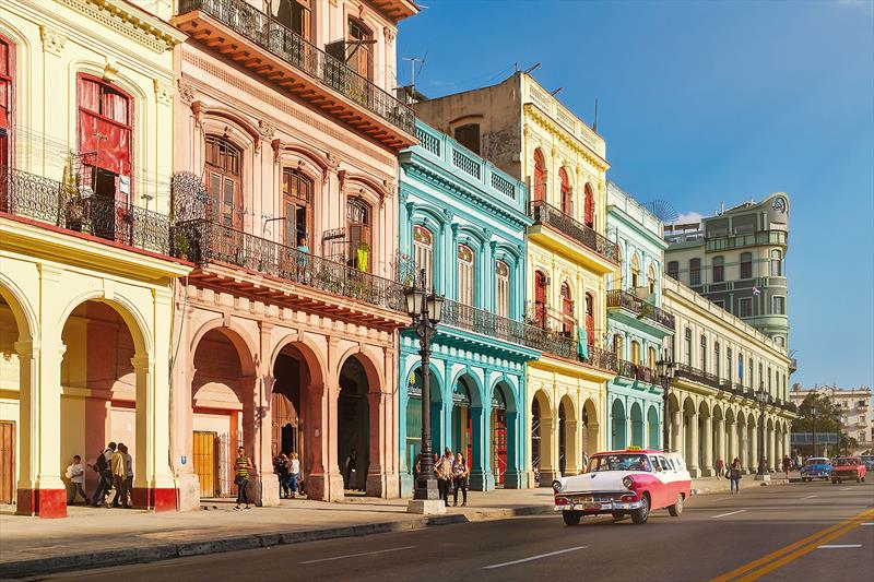 The colourful buildings typical to downtown Havana, Cuba, a destination transporting us back in time... - photo © Photo supplied