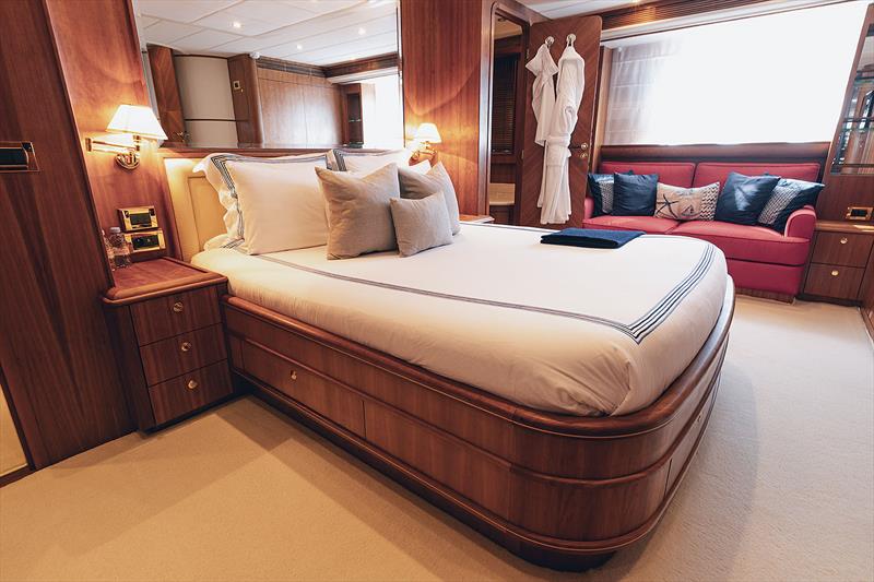Master Stateroom - Lady Amanda photo copyright West Nautical taken at  and featuring the Superyacht class