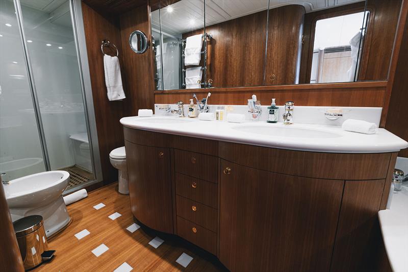 En suite on Lady Amanda photo copyright West Nautical taken at  and featuring the Superyacht class