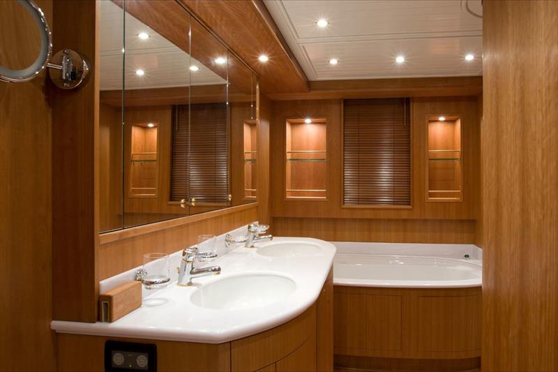 En suite aboard Lady Amanda photo copyright West Nautical taken at  and featuring the Superyacht class