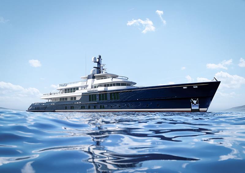 70m CRN 145 Project Thunderball - photo © CRN Yachts