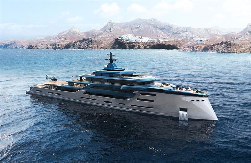 105m Fifth Element photo copyright T.Fotiadis Design taken at  and featuring the Superyacht class