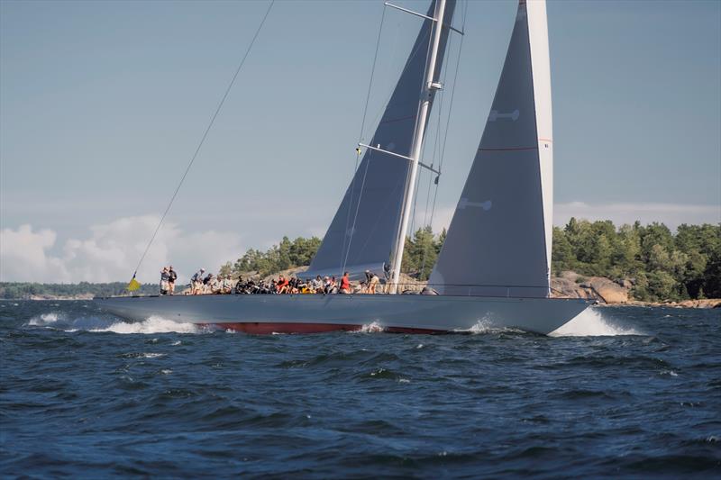 Spirit Superyachts Go Head to Head in Historic Match Race photo copyright Luke Dorey taken at Royal Swedish Yacht Club and featuring the Superyacht class