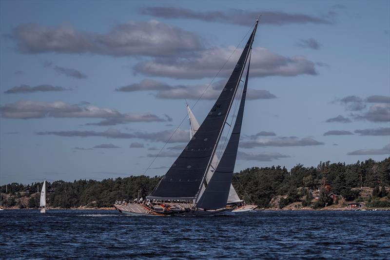 Spirit Superyachts Go Head to Head in Historic Match Race photo copyright Luke Dorey taken at Royal Swedish Yacht Club and featuring the Superyacht class