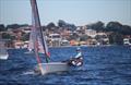 Hugh and Bec showing their elite racing style at the NSW Tasar State Championship 2021 © Paul Bellamy