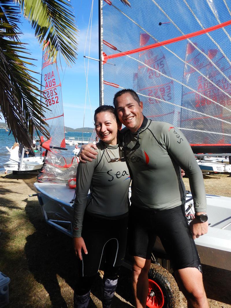 James and Tara Burman win the 48th Australian Tasar Championship at Toronto, Lake Macquarie, NSW photo copyright Kevin Burman taken at Toronto Amateur Sailing Club and featuring the Tasar class