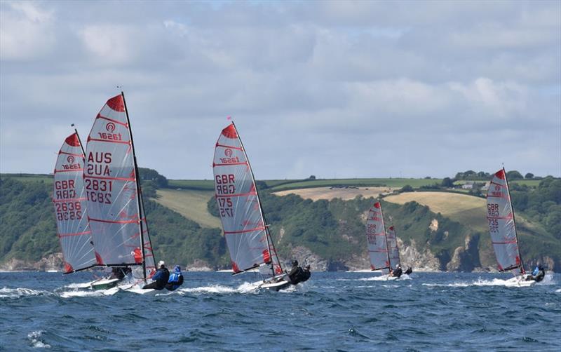 Tasar Nationals at Porthpean photo copyright Ken Fobbester taken at Porthpean Sailing Club and featuring the Tasar class