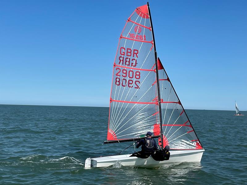 Stephen Nation & Theresa Page's Tasar during the Whitstable Yacht Club Club Championship 2025 - photo © Steve Gray
