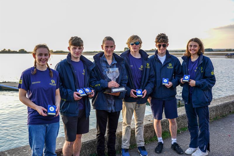 Rutland Sailing Club crowned Youth Champions at the 2021 Eric Twiname Team Racing Championship - photo © Richard Aspland