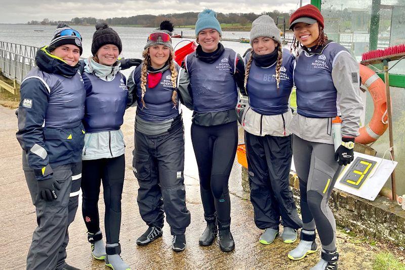 Royal Hospital School are U19 Women's Team Racing National Champions - photo © RHS