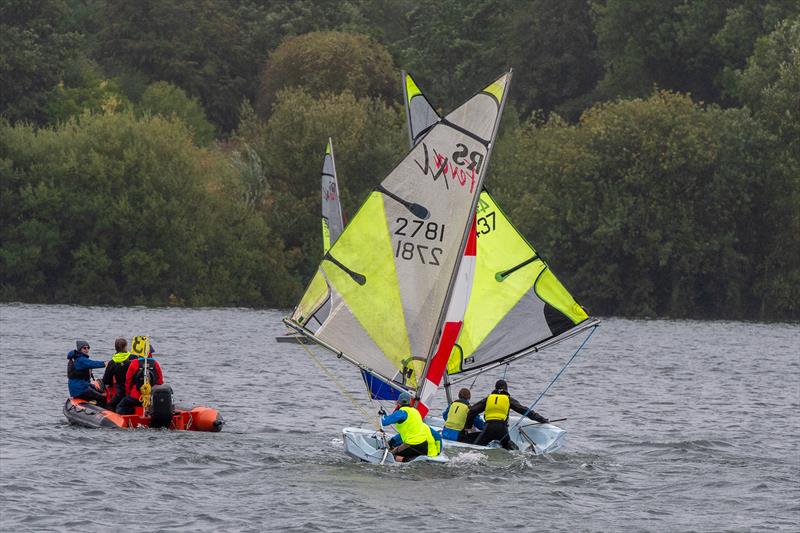Downwind action - North Region Youth & Junior Team Racing Championships - photo © Dave Wood 