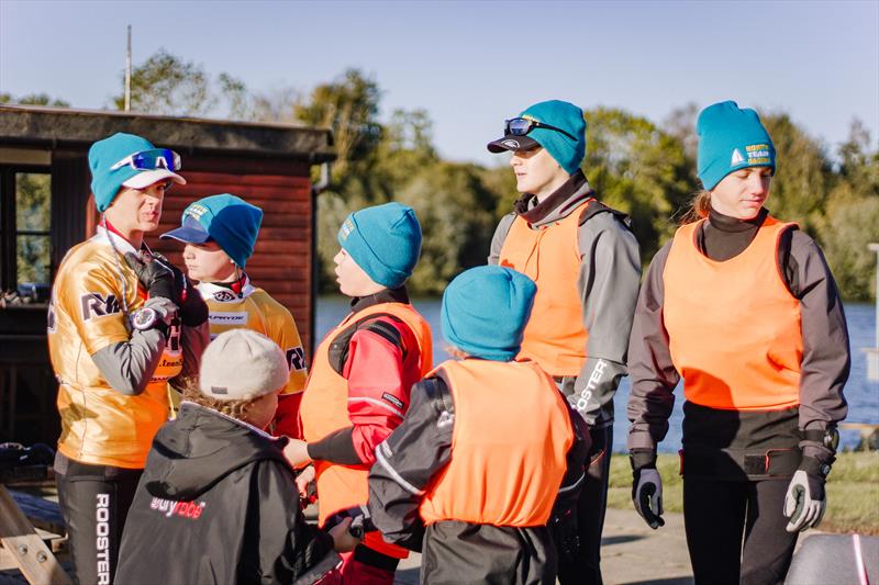 Turquoise hats in the sun - North Region Youth & Junior Team Racing Championships - photo © Joanna Jozwiak