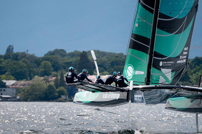 Sails of Change wins thrilling Bol dOr Mirabaud photo copyright Adrien Nivet / Polaryse taken at  and featuring the TF35 class