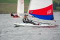 1st Junior Nayth Twiggs in his Topper during the Border Counties Midweek Sailing Series at Llyn Brenig © Pete Chambers