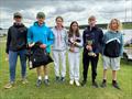 Topper National Series 5 at Derwent Reservoir: The South West Team (l-r) Zac, Harry, Nicola, Holly, Tom, Felix © James Mills