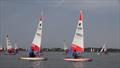 Alex Balding leads Dexter Corkin to the windward mark during the Island Barn Topper Open © Kate Symons