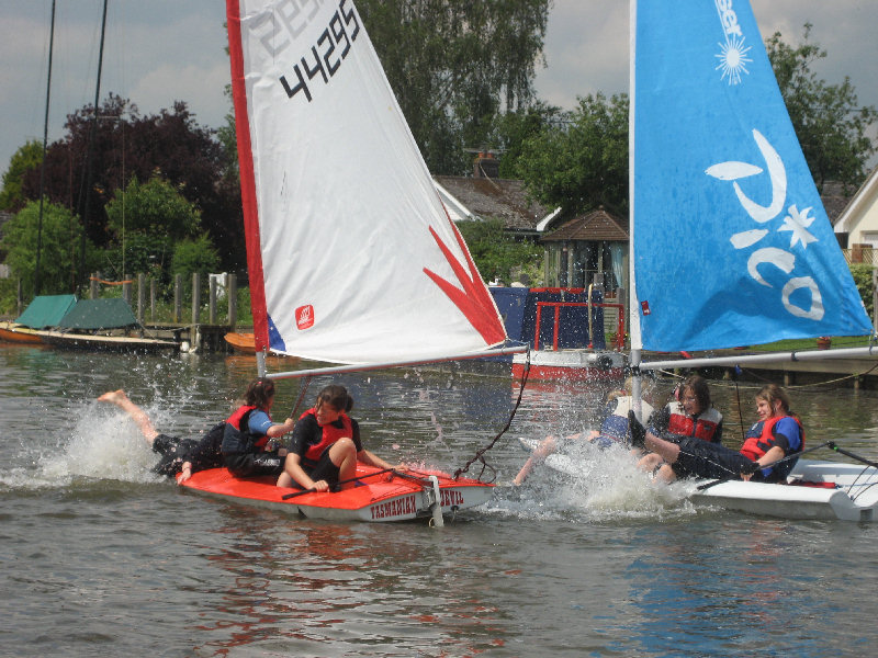 Fun in the sun for the kids at Junior Bourne End Week - photo © Sue & Alan Markham