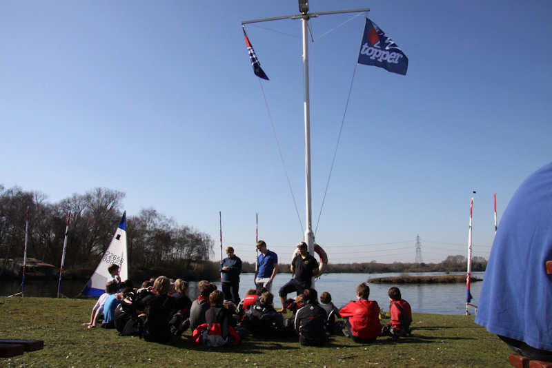 Eastern Area Topper training at Fishers Green photo copyright James Le Couillard taken at Fishers Green Sailing Club and featuring the Topper class