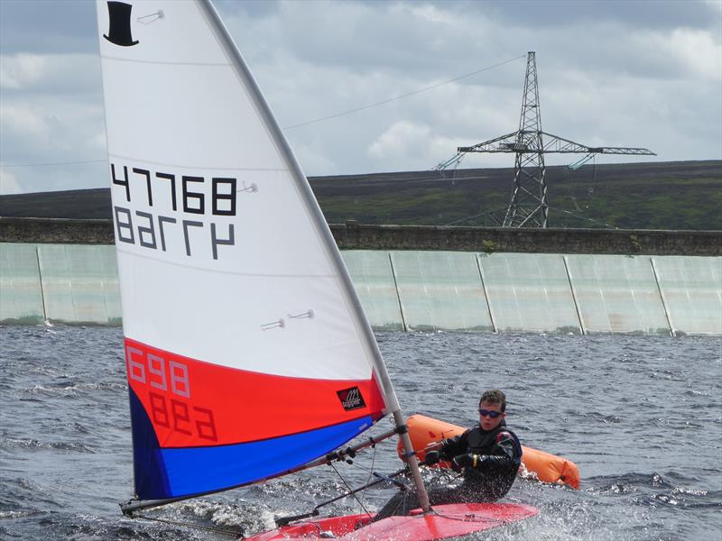 North Topper Traveller at Pennine photo copyright Sam Young taken at Pennine Sailing Club and featuring the Topper class