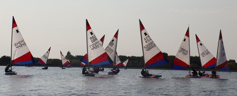 The fleet downwind during the Island Barn Topper Open - photo © Kate Symons