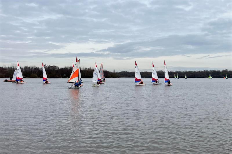 Junior Winter Regatta at Leigh & Lowton alongside Northern Feva Championships - photo © Lindsay Welfare