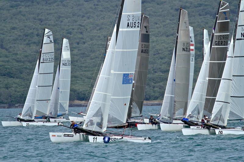 Int Tornado Worlds - Day 4, presented by Candida, January 9, 2019 photo copyright Richard Gladwell taken at Takapuna Boating Club and featuring the Tornado class