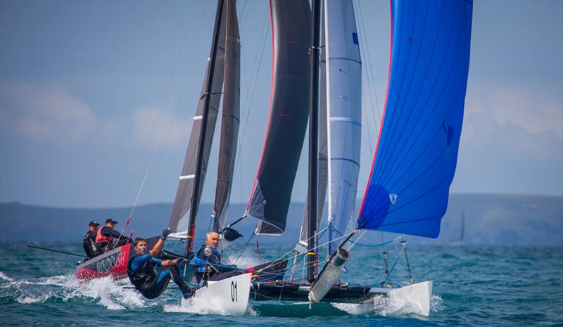 Rex and Brett Sellers lead the way on Race 10 - 2019 Tornado World Championships - Day 5 - photo © Suellen Davies