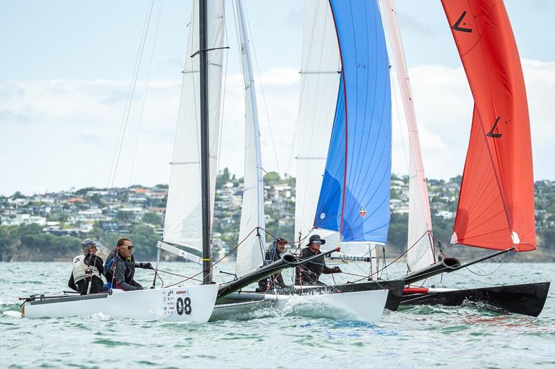 Tornado - Combined Int. A-class and Int. Tornado Nationals - Milford Cruising Club - February 2025 - photo © Justin Mitchell www.justinmitchell.co.nz - Instagram: @jl_mitchell_