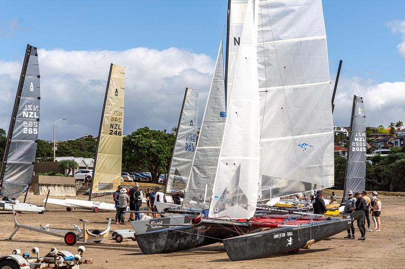 Tornado - Combined Int. A-class and Int. Tornado Nationals - Milford Cruising Club - February 2025 - photo © Justin Mitchell www.justinmitchell.co.nz - Instagram: @jl_mitchell_