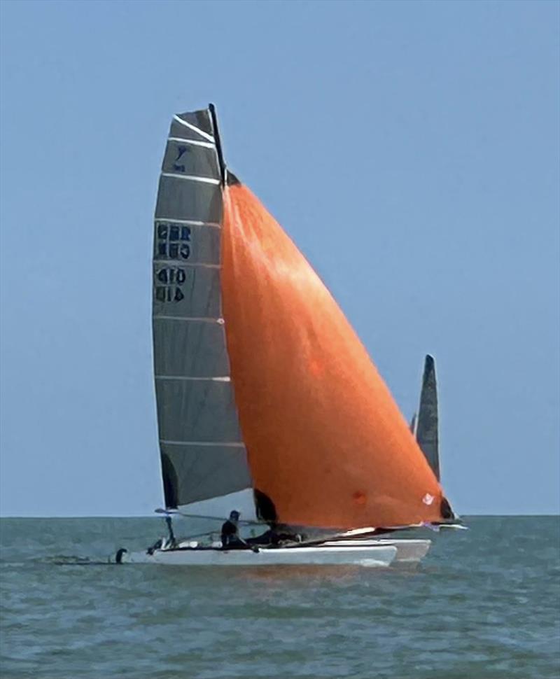 Paul Palmer & Dan Tindale win the Tornado Nationals 2025 at Minnis Bay photo copyright Mike Graham taken at Minnis Bay Sailing Club and featuring the Tornado class