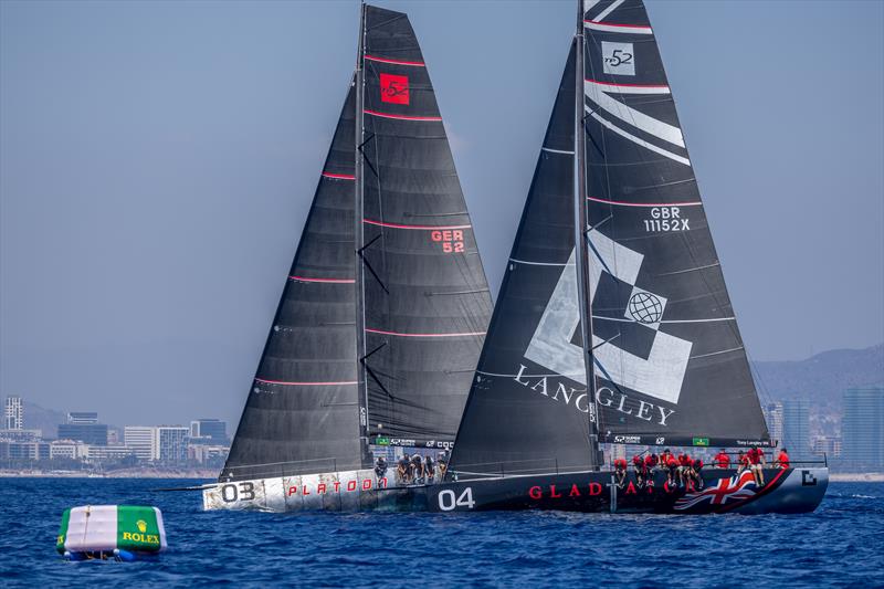 Rolex TP52 World Championship Barcelona Day 3 photo copyright Nico Martinez / 52 Super Series taken at Real Club Nautico de Barcelona and featuring the TP52 class