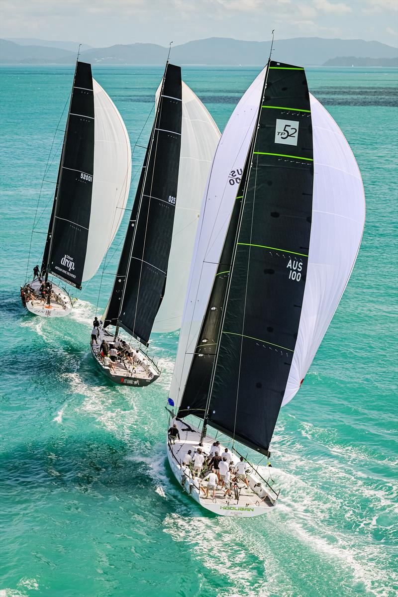 Tight TP52 Racing at Hamilton Island Race Week photo copyright Salty Dingo taken at Hamilton Island Yacht Club and featuring the TP52 class