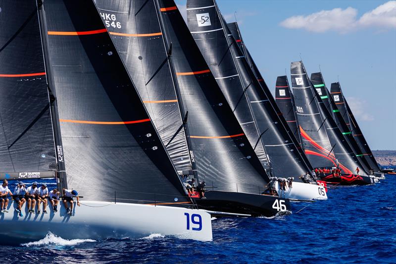 Puerto Portals 52 Super Series Sailing Week Day 1 photo copyright Nico Martinez / 52 Super Series taken at  and featuring the TP52 class