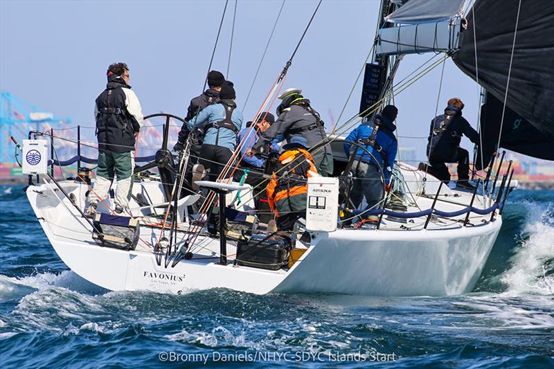 2025 Islands Race - Class A was narrowly won by the TP52 Favonius 2 - photo © San Diego Yacht Club