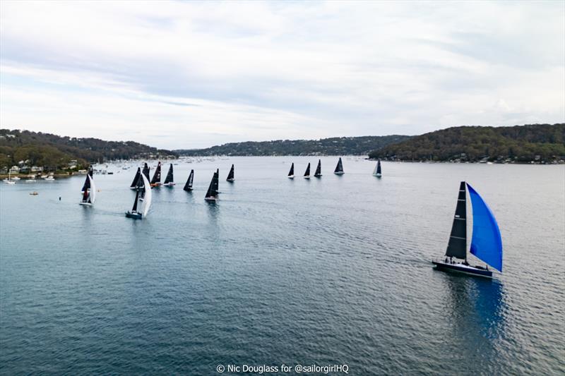 Virago out in front on day one of the final act of the 2026 Pallas Capital Gold Cup - photo © Nic Douglass for @sailorgirlHQ