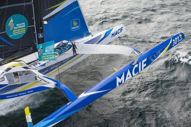 François Gabart on MACIF during the Route du Rhum-Destination Guadeloupe - photo © Vincent Curutchet