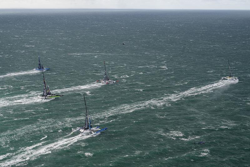 Ultims at the start of the Transat Jacques Vabre in Le Havre, France - photo © Vincent Curutchet / Alea