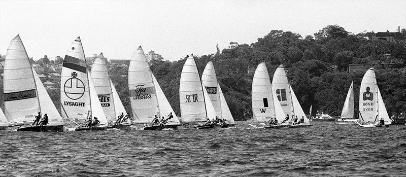 Race start during the 1984 Worlds - photo © Bob Ross