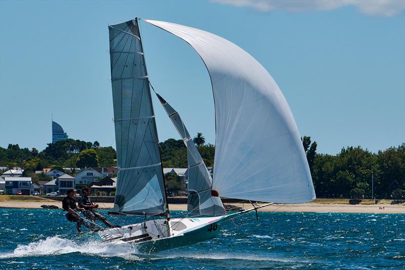 12ft Skiff Interdominion - Royal Akarana Yacht Club - January 11, 2025  - photo © Garrick Cameron