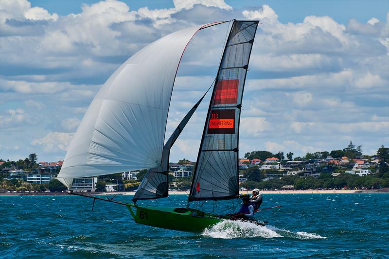 12ft Skiff Interdominion - Royal Akarana Yacht Club - January 11, 2025  photo copyright Garrick Cameron taken at Royal Akarana Yacht Club and featuring the 12ft Skiff class