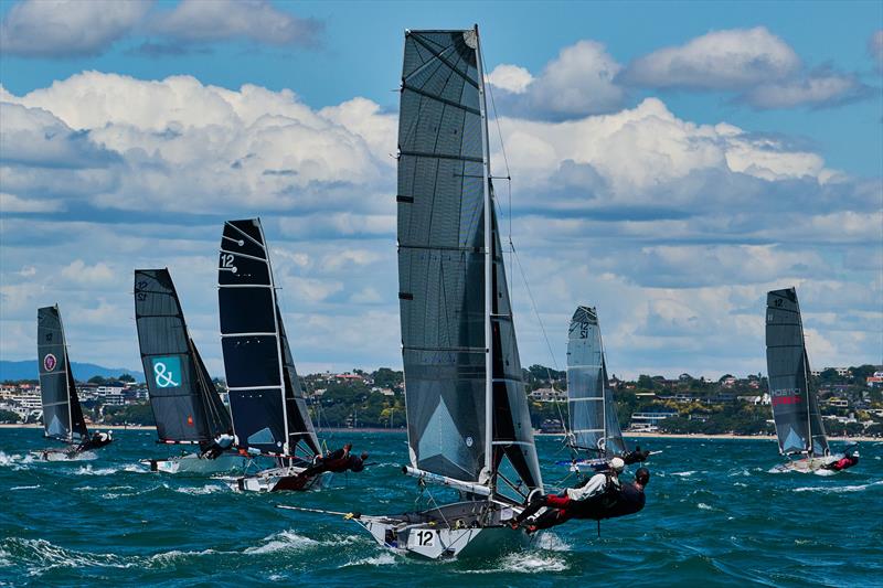 12ft Skiff Interdominion - Royal Akarana Yacht Club - January 11, 2025  photo copyright Garrick Cameron taken at Royal Akarana Yacht Club and featuring the 12ft Skiff class