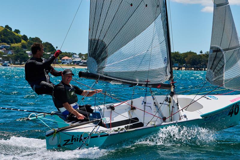 12ft Skiff Interdominion - Royal Akarana Yacht Club - January 11, 2025  photo copyright Garrick Cameron taken at Royal Akarana Yacht Club and featuring the 12ft Skiff class