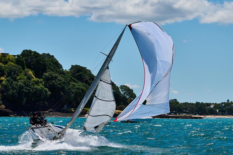 12ft Skiff Interdominion - Royal Akarana Yacht Club - January 11, 2025  photo copyright Garrick Cameron taken at Royal Akarana Yacht Club and featuring the 12ft Skiff class