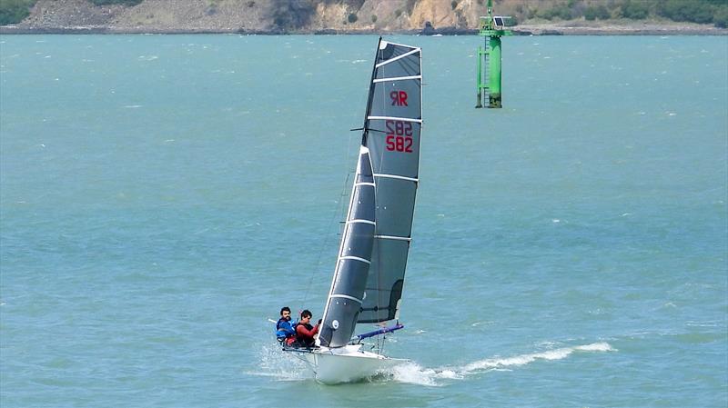 Chemical Weapon - R-Class National Champions - Leander Trophy - February 2025 photo copyright Amanda Norris taken at Naval Point Club Lyttelton and featuring the 12ft Skiff class