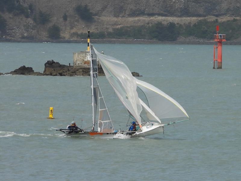 R-Class Supercup Sprint Series - February 2025 photo copyright Amanda Norris taken at Naval Point Club Lyttelton and featuring the 12ft Skiff class